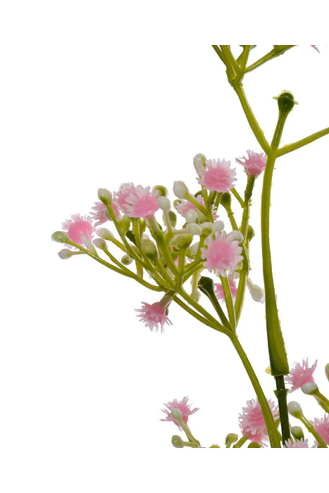 13.75" Baby's Breath Bush Light Pink - Image 2