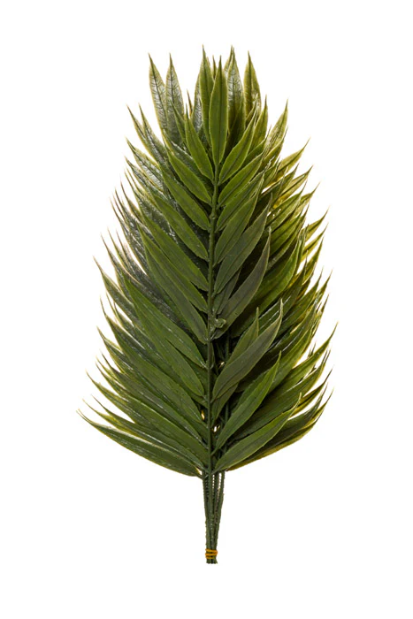 13" Artificial Emerald Fern Green Pkg/144 - Image 2