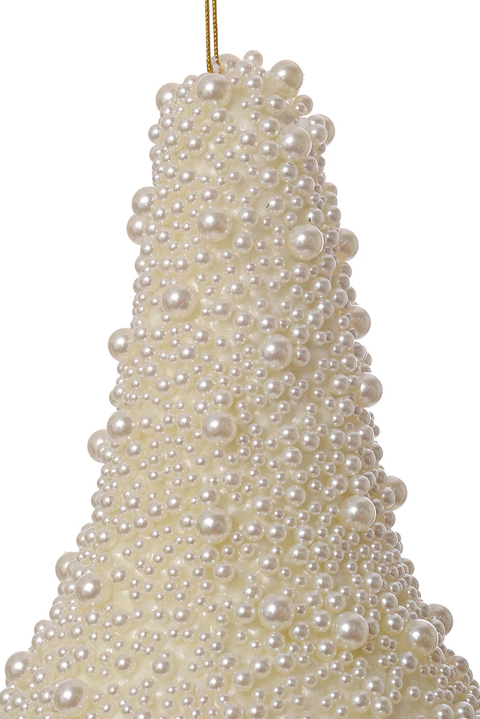 13" Pearl Teardrop Hanging Deco - Image 2