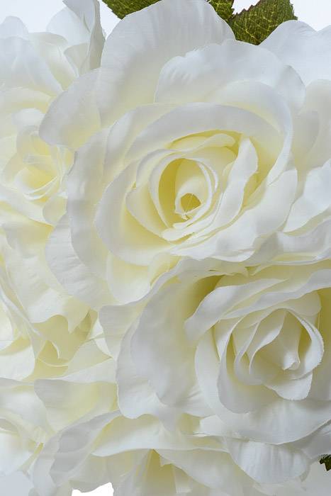 13" Rose Bouquet Cream - Image 2