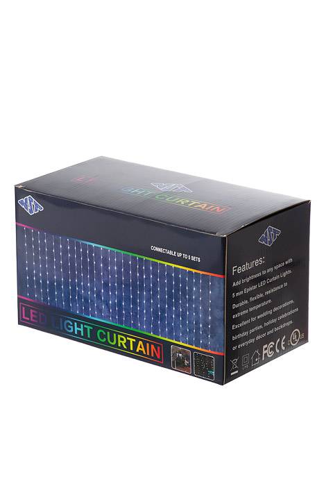 13ft X 75" Led Light Curtain Multi - Image 2