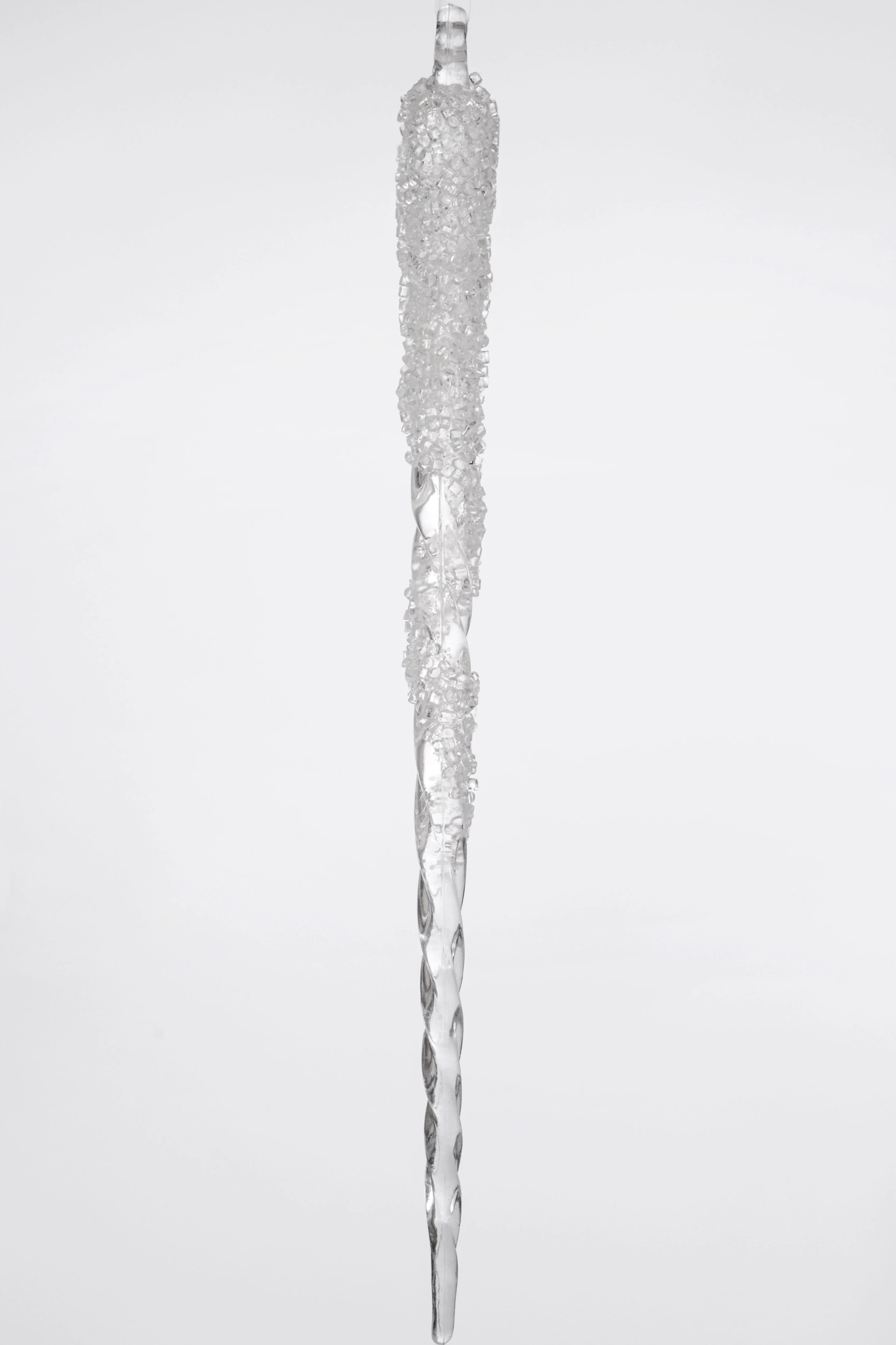 14.5" Icicles With Bead Clear Pkg2 - Image 2