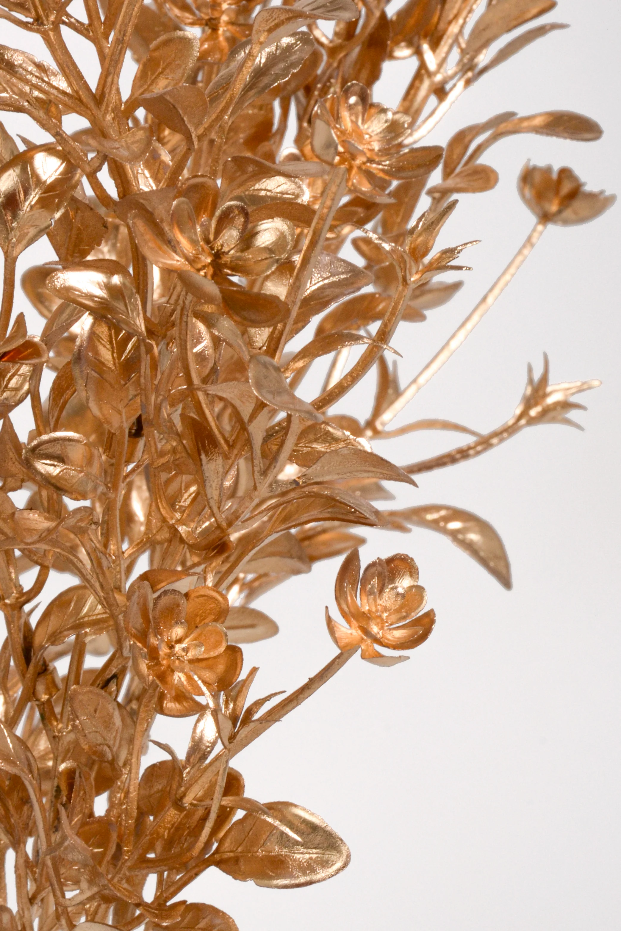 14.5" Metallic Boxwood Bush Gold - Image 2