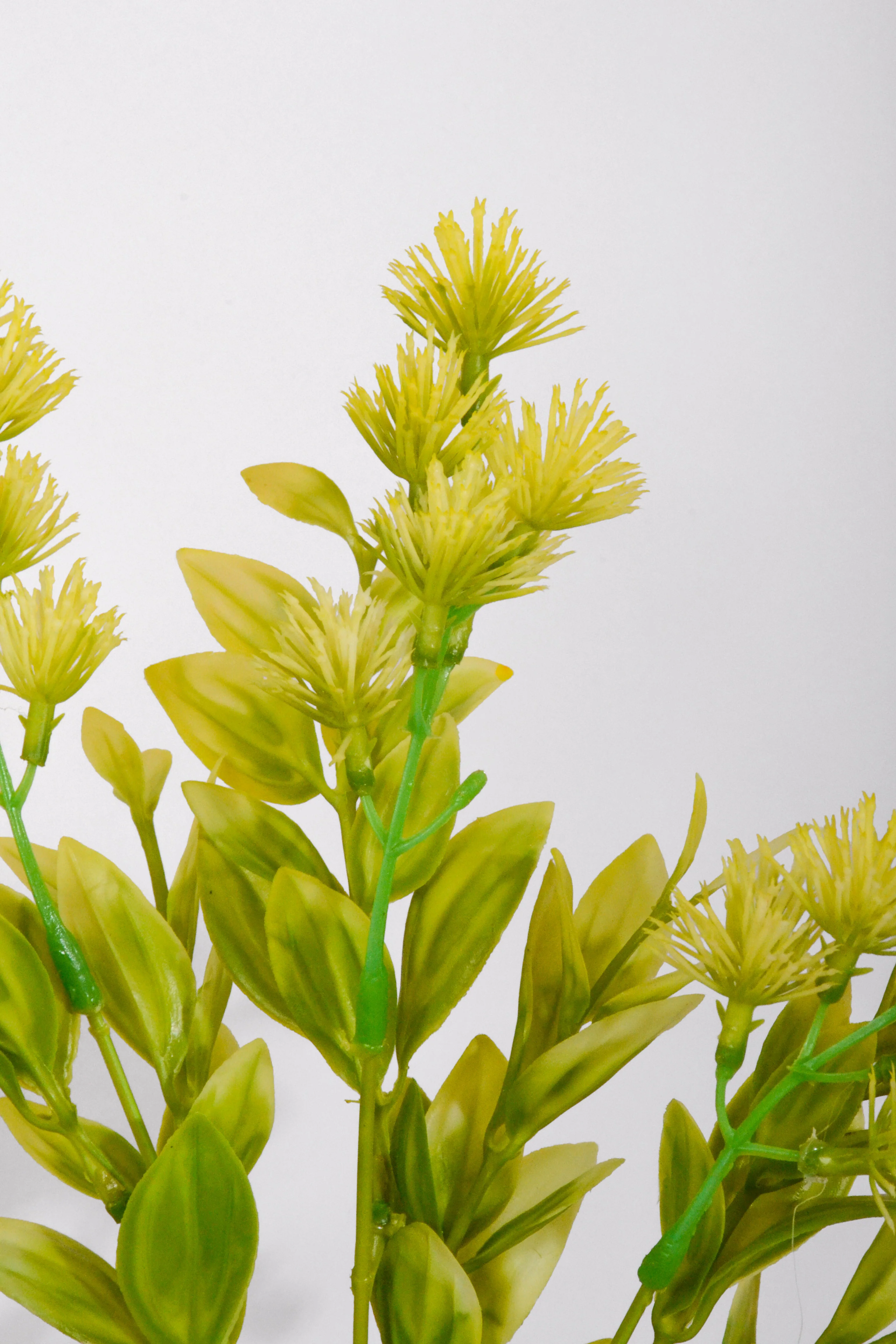 14" Artificial Alliums Bush Light Green - Image 2