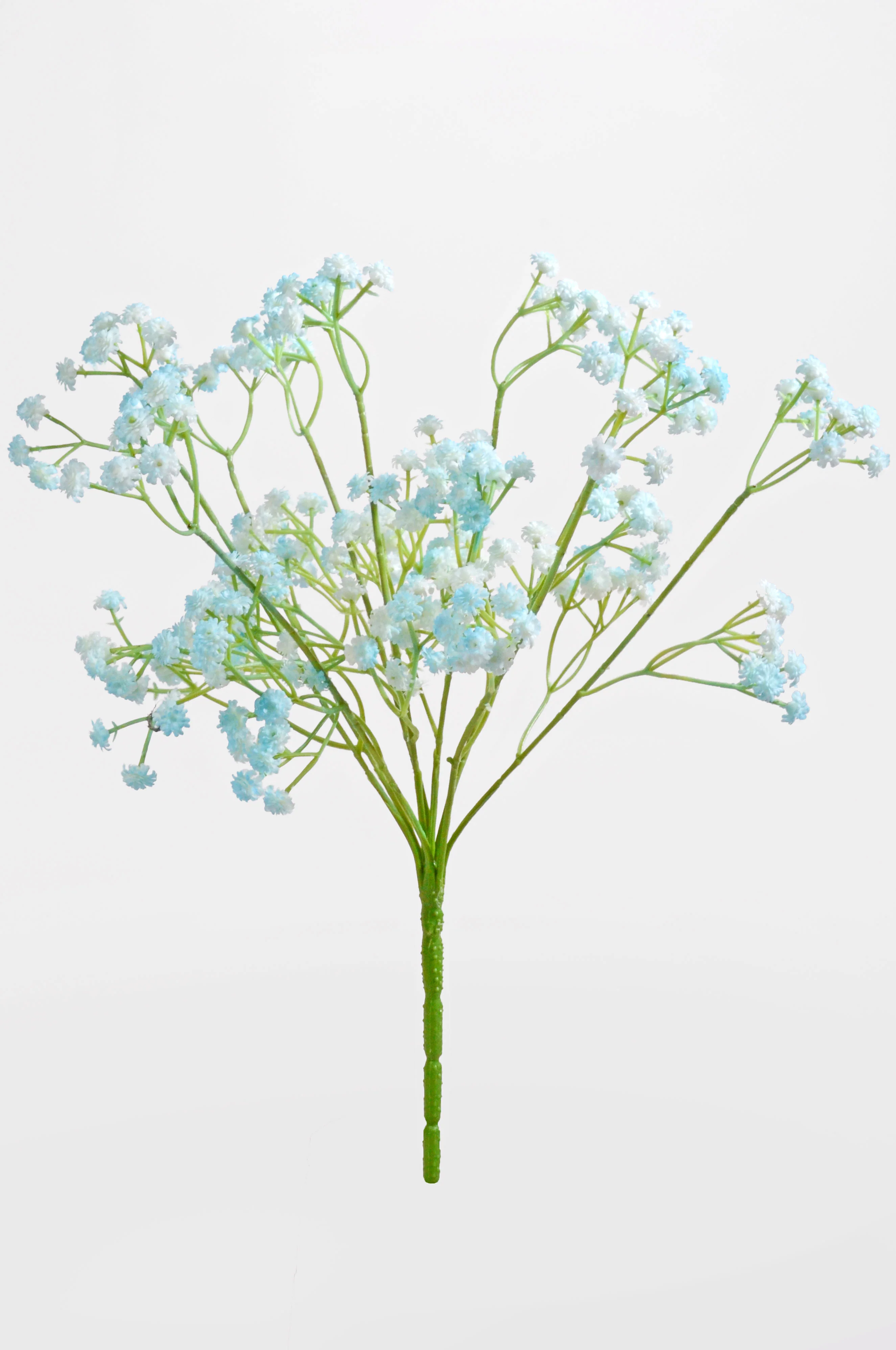 14" Artificial Baby's Breath Bush Light Blue
