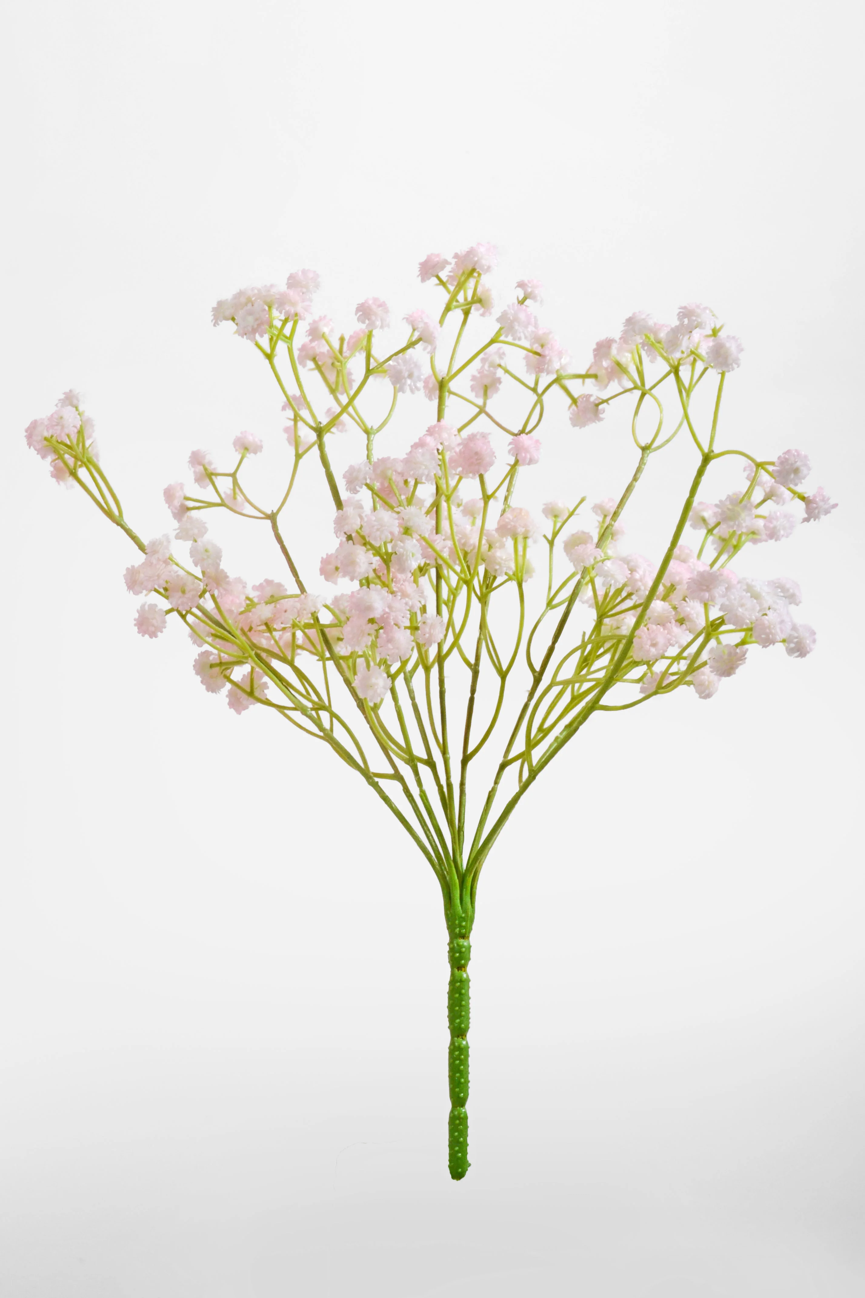 14" Artificial Baby's Breath Bush Light Pink