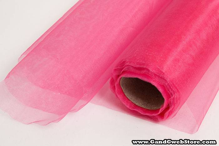14" X 25yds Organza Azalea - Image 2
