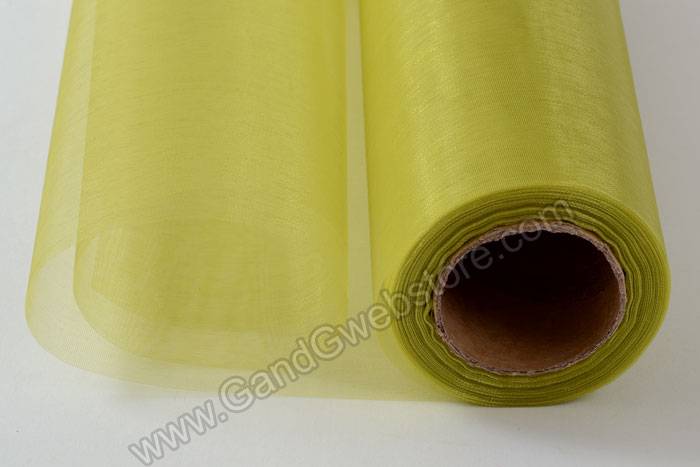 14" X 25yds Organza Kiwi - Image 2