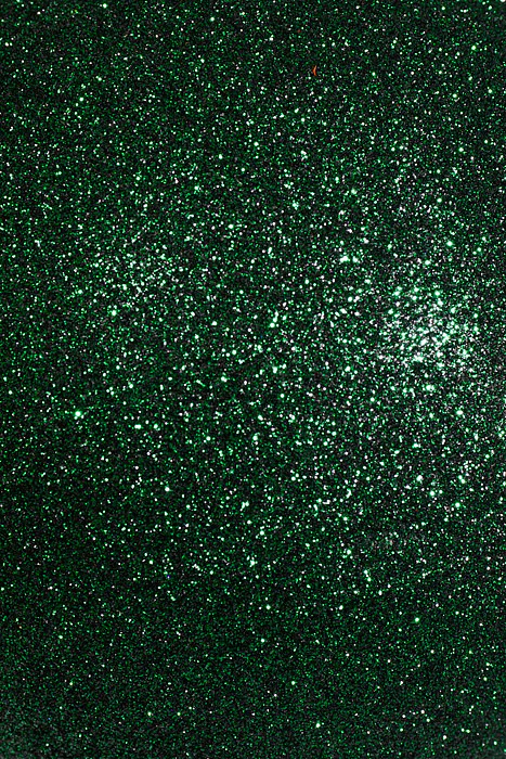 140Mm Glitter Ball Ornament Spruce Pkg/2 - Image 2