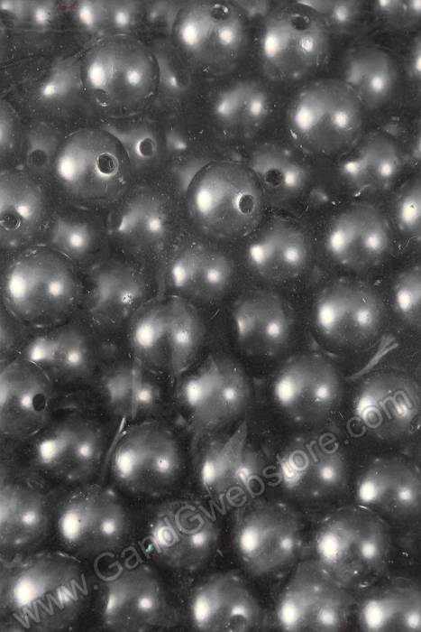 14mm Abs Pearl Beads Black Pkg(500g) - Image 2
