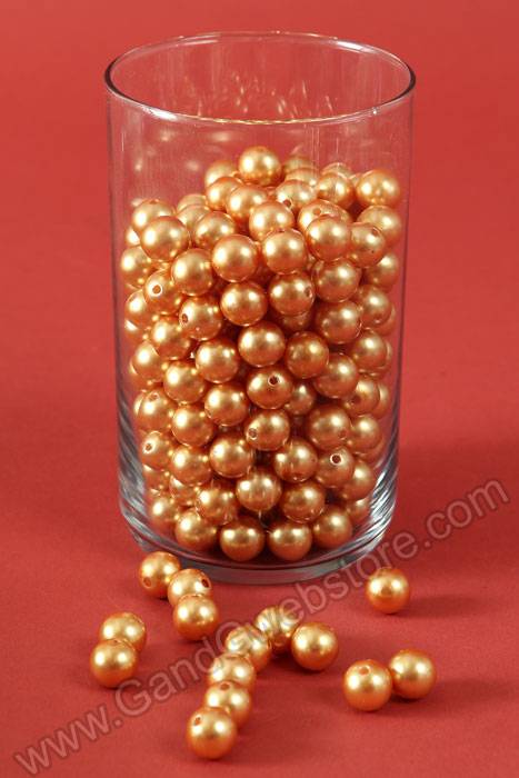 14mm Abs Pearl Beads Gold Pkg(500g) - Image 2