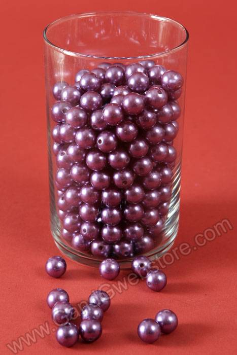 14mm Abs Pearl Beads Purple Pkg(500g) - Image 2