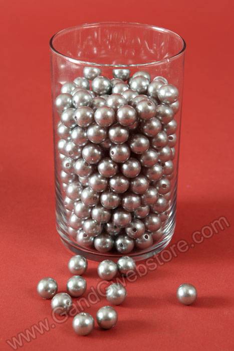 14mm Abs Pearl Beads Silver Pkg(500g) - Image 2