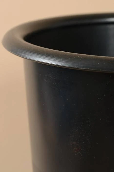 15.5" X 9.5" Plastic Stock Vase Black - Image 2