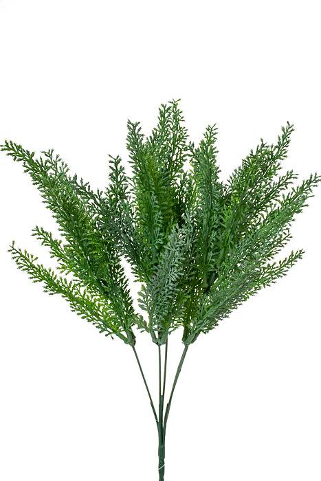 15" Artificial Heather Bush Green