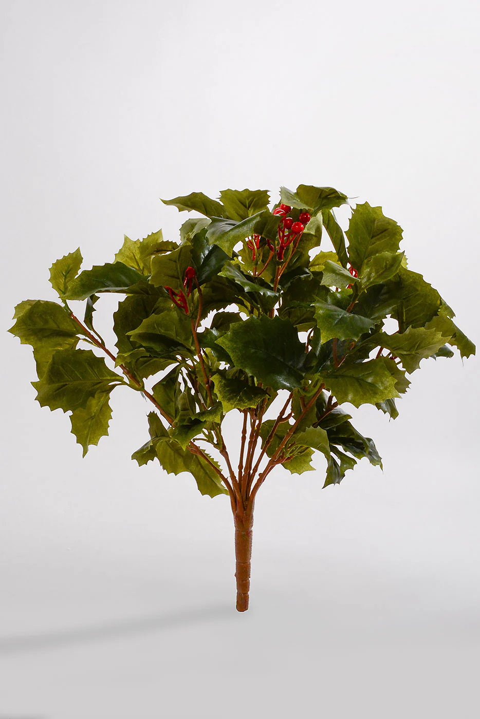 15'' Holly Bush With Berry Green/Red