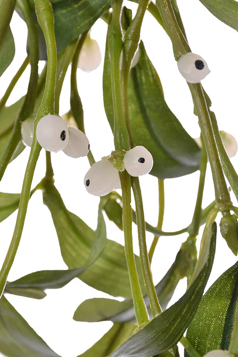 15" Mistletoe Hanger Green/White - Image 2
