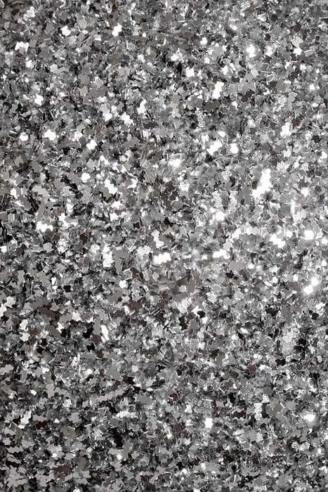 15" Xmas Sparkle Tinsel Ornament Ball Silver - Image 2