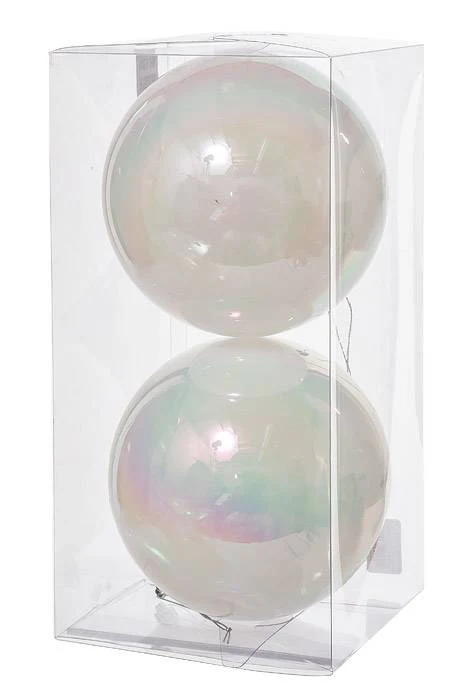 150mm Ball Candy Apple/white/iridescent - Image 2
