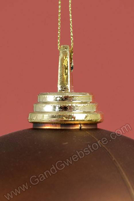 150mm Matt Plastic Ball Chocolate - Image 2