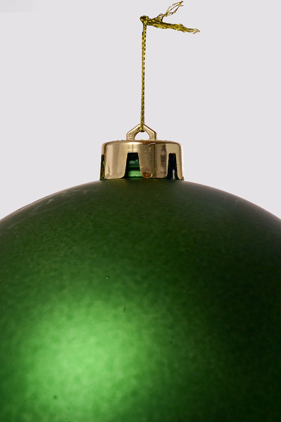 150Mm Matt Plastic Ball Ornament Sage - Image 2