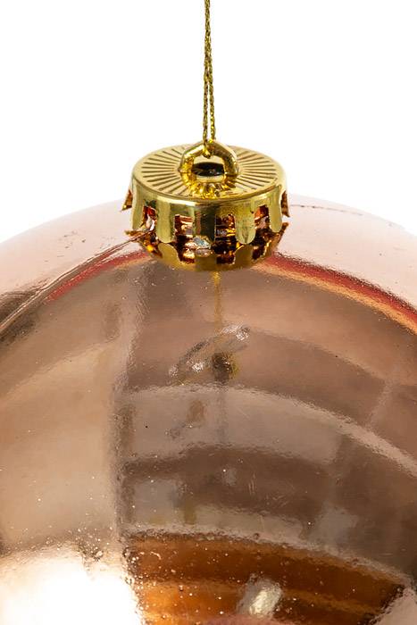 150mm Shiny Plastic Ball Champagne - Image 2