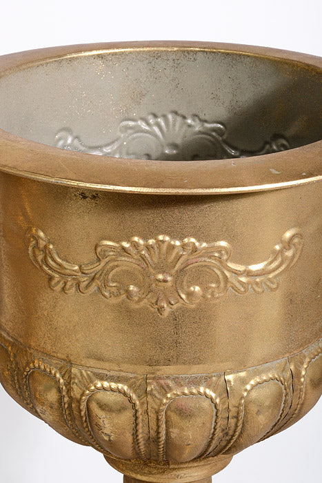 16"-18" Metal Eared Urn Light Gold Set/2 - Image 3