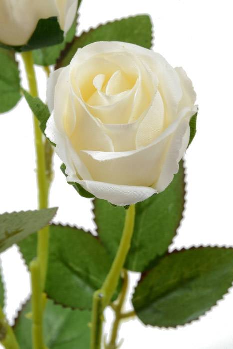 16.5" Silk Rose Spray Cream/White - Image 2