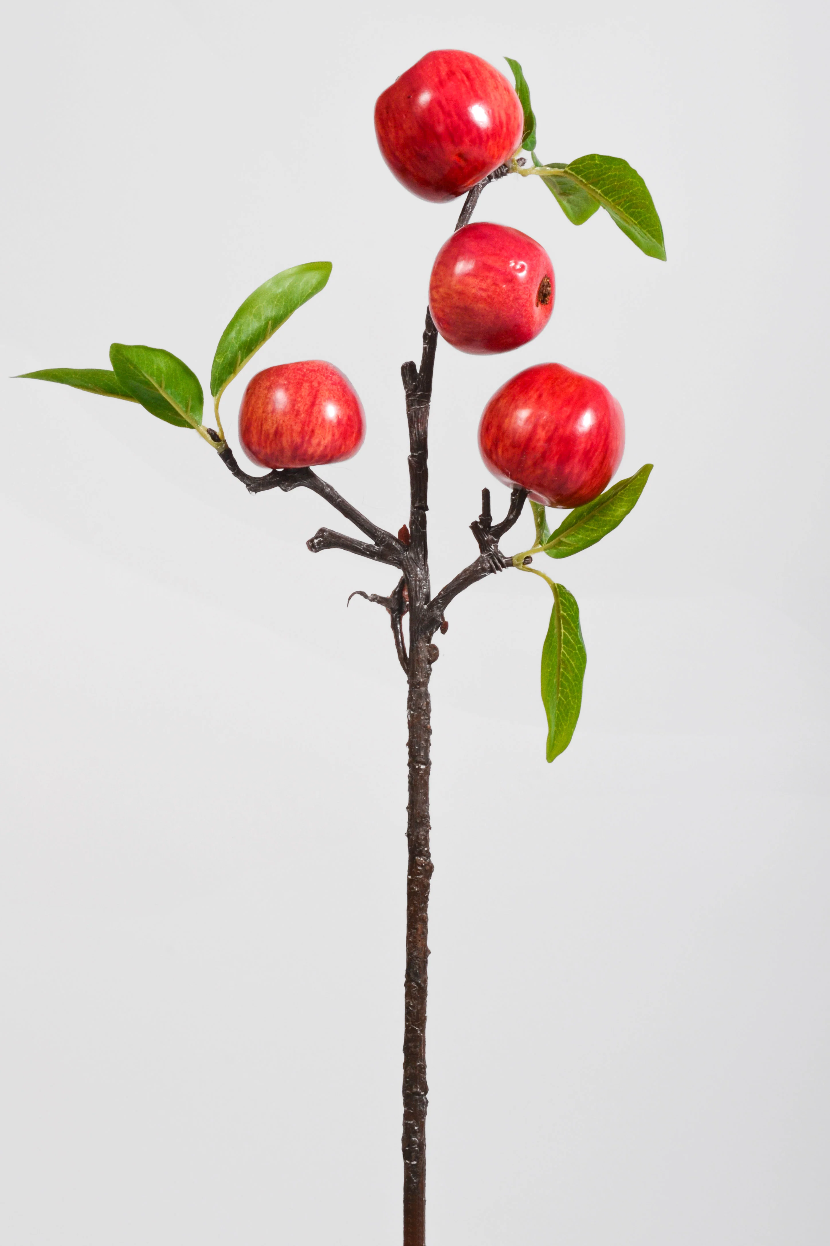 16'' Apple Spray W/ Leaves Red