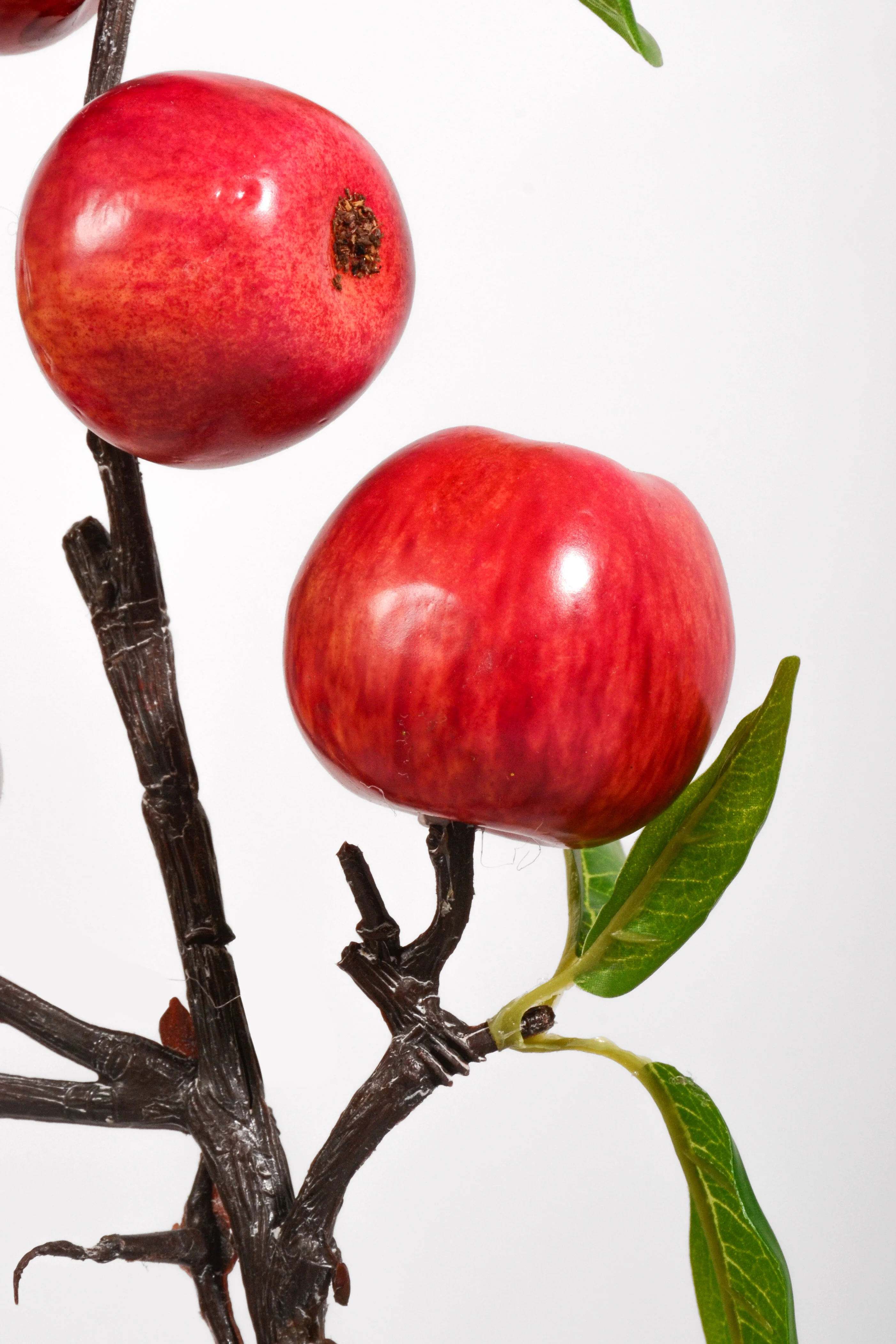 16'' Apple Spray W/ Leaves Red - Image 2