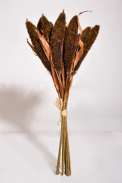 16" Artificial Hare's Tail Bundle Brown