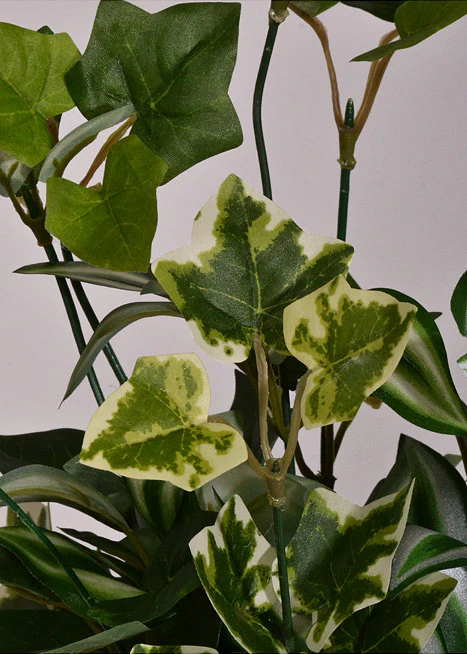 16" Artificial Ivy Bracketplant Bush Green - Image 2