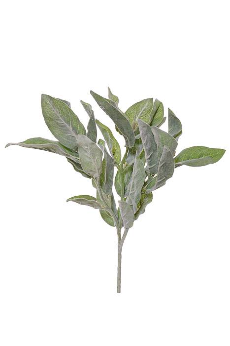 16" Lamb's Ear Spray Green/Grey