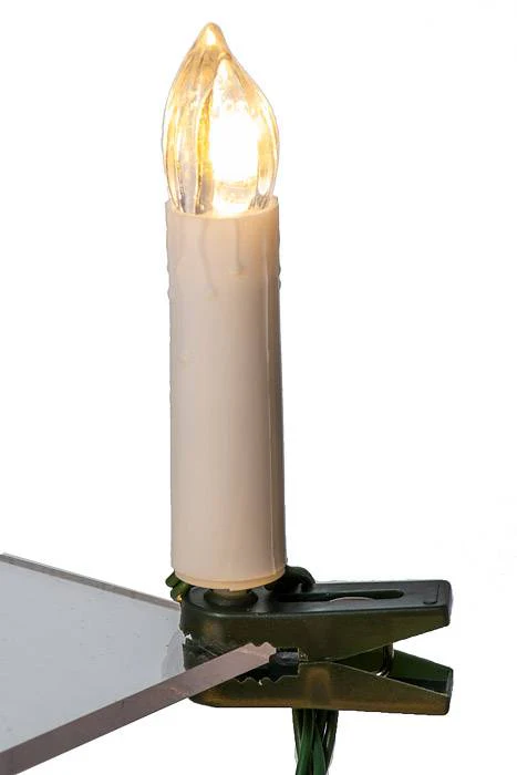 16 Led Clip-on Illuminated 3" Candle Set Plug In - 634" Long - Image 2