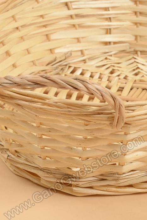16" Oval Willow Tray Natural - Image 2