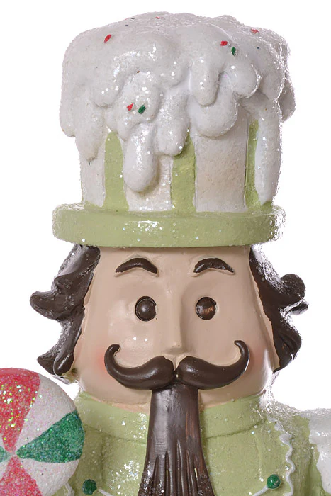 16" Resin Kringles Bakery Nutcracker Peppermint - Image 2