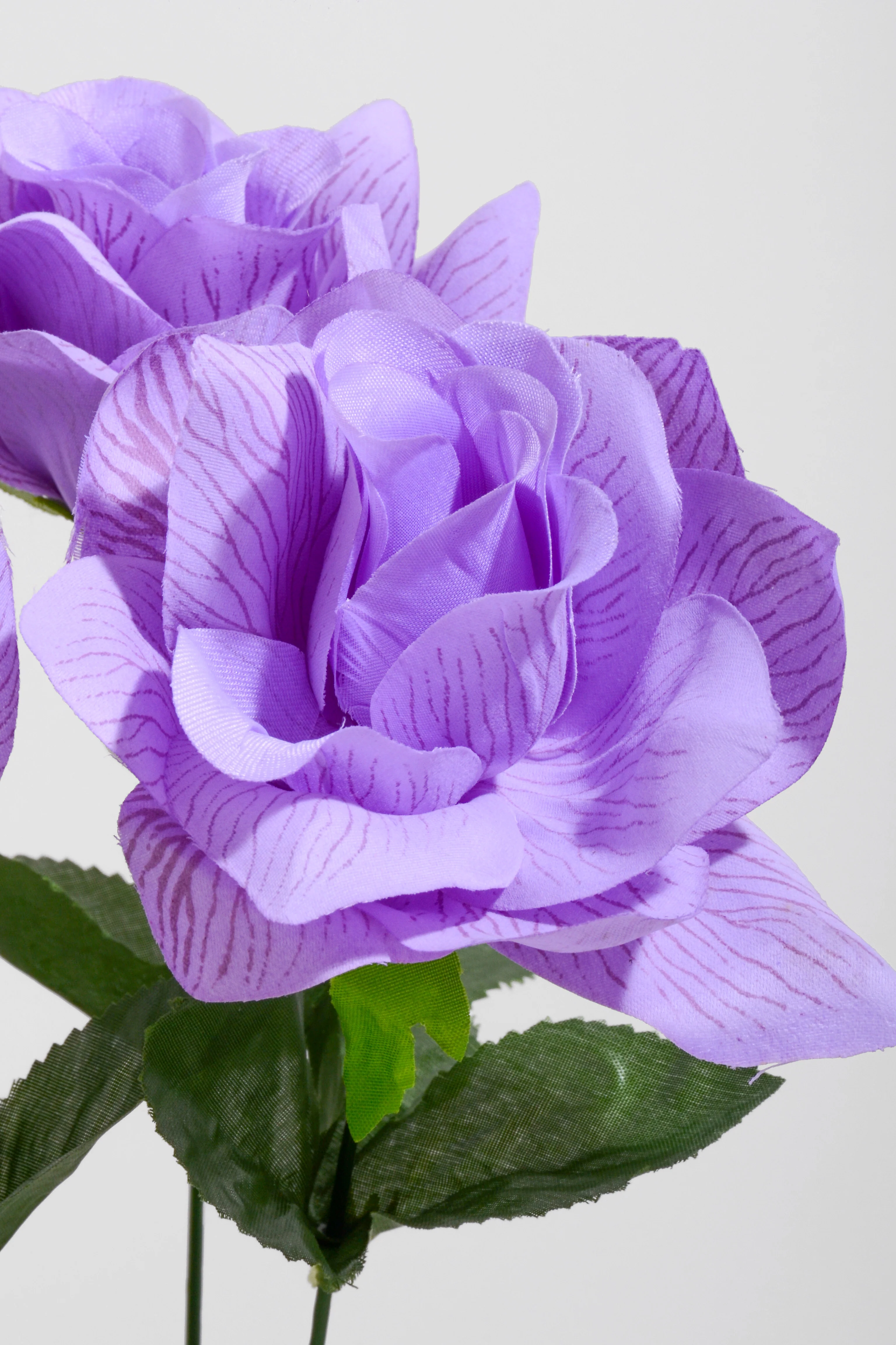 16" Silk Printing Rose Bush Lavender - Image 2