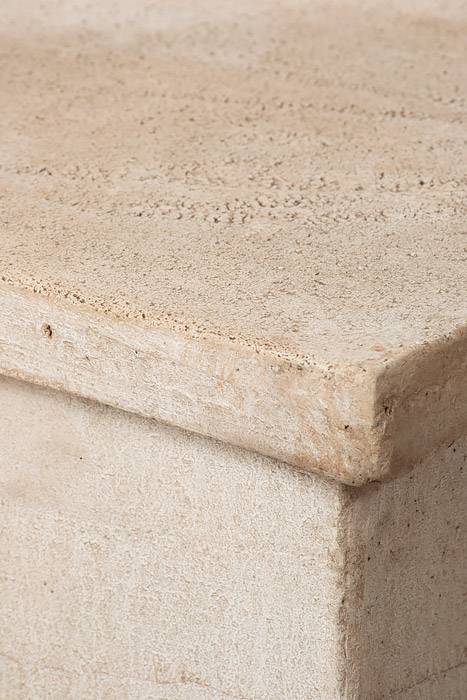 16" X 20" Concrete Square Column Antique White - Image 2