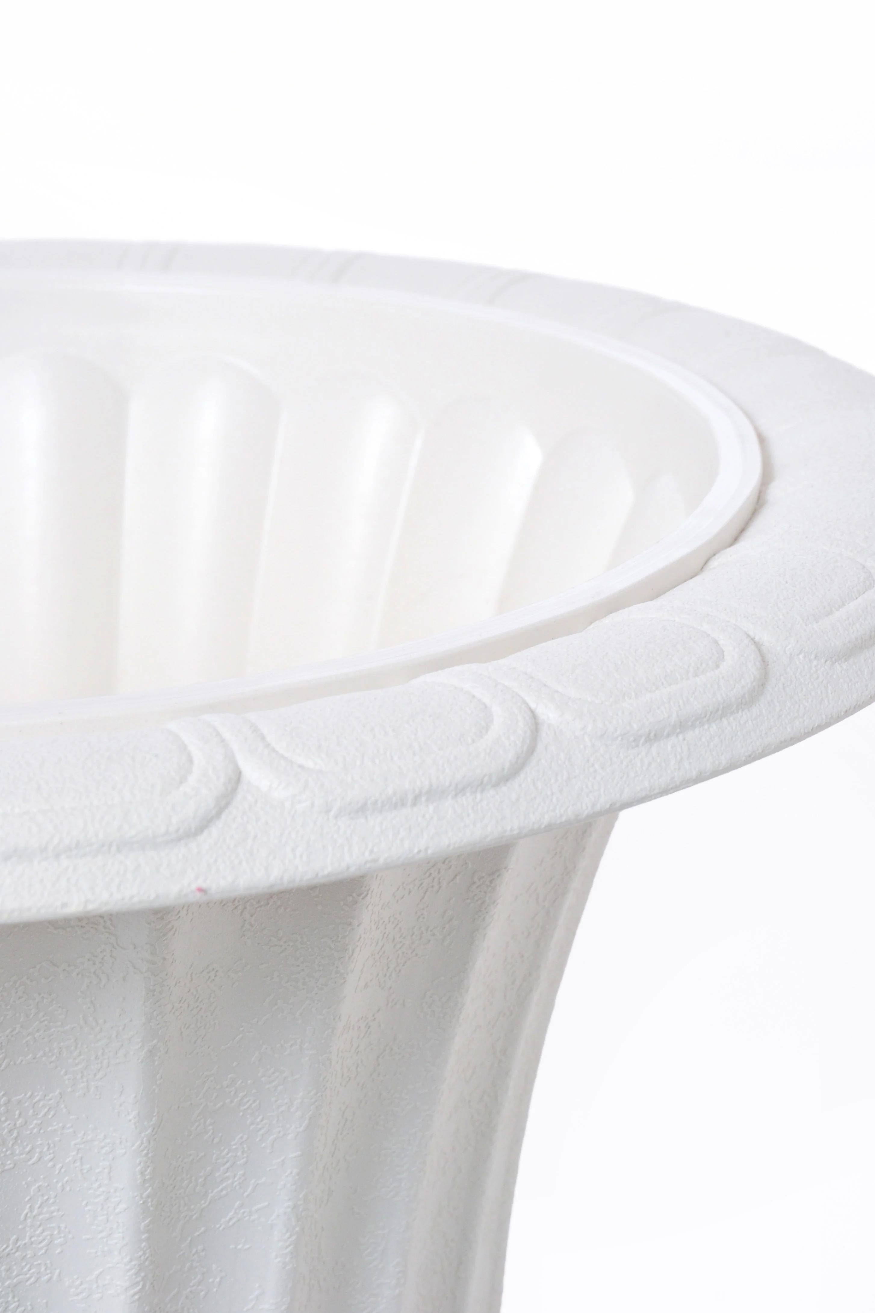 16" X 21" Plastic Urn White - Image 2