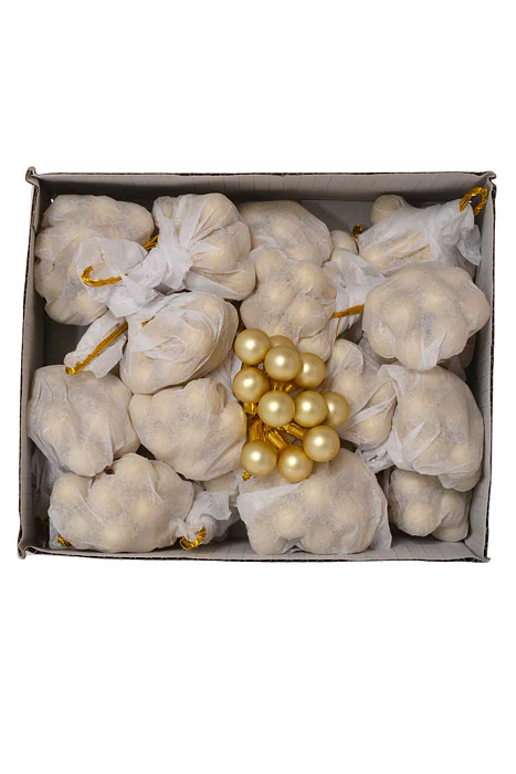 16Mm Matte Glass Ball Ornament Gold Pkg/288 - Image 3