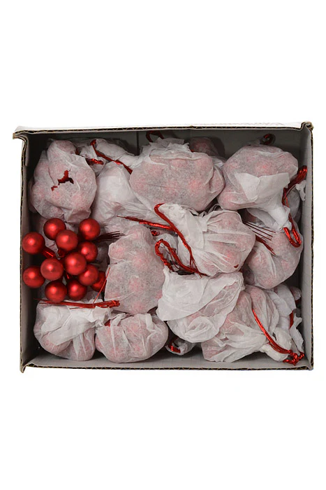 16Mm Matte Glass Ball Ornament Red Pkg/288 - Image 3