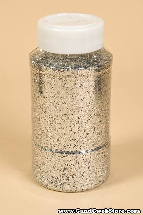 16oz X 0.035" Glitter  Silver - Image 2