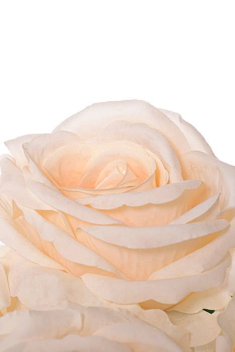 17.5'' Silk Rose Bush Champagne - Image 2