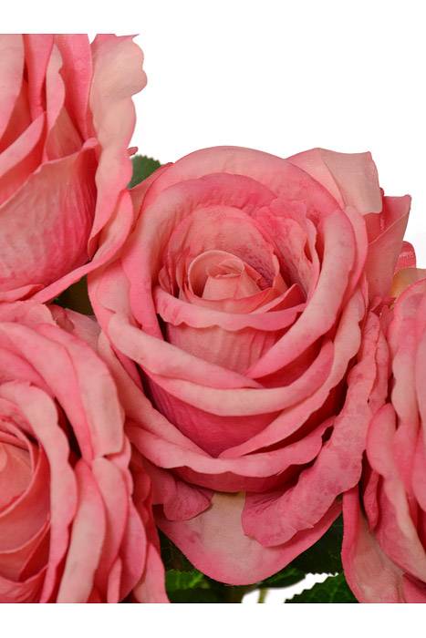 17.5'' Silk Rose Bush Mauve Pink - Image 2