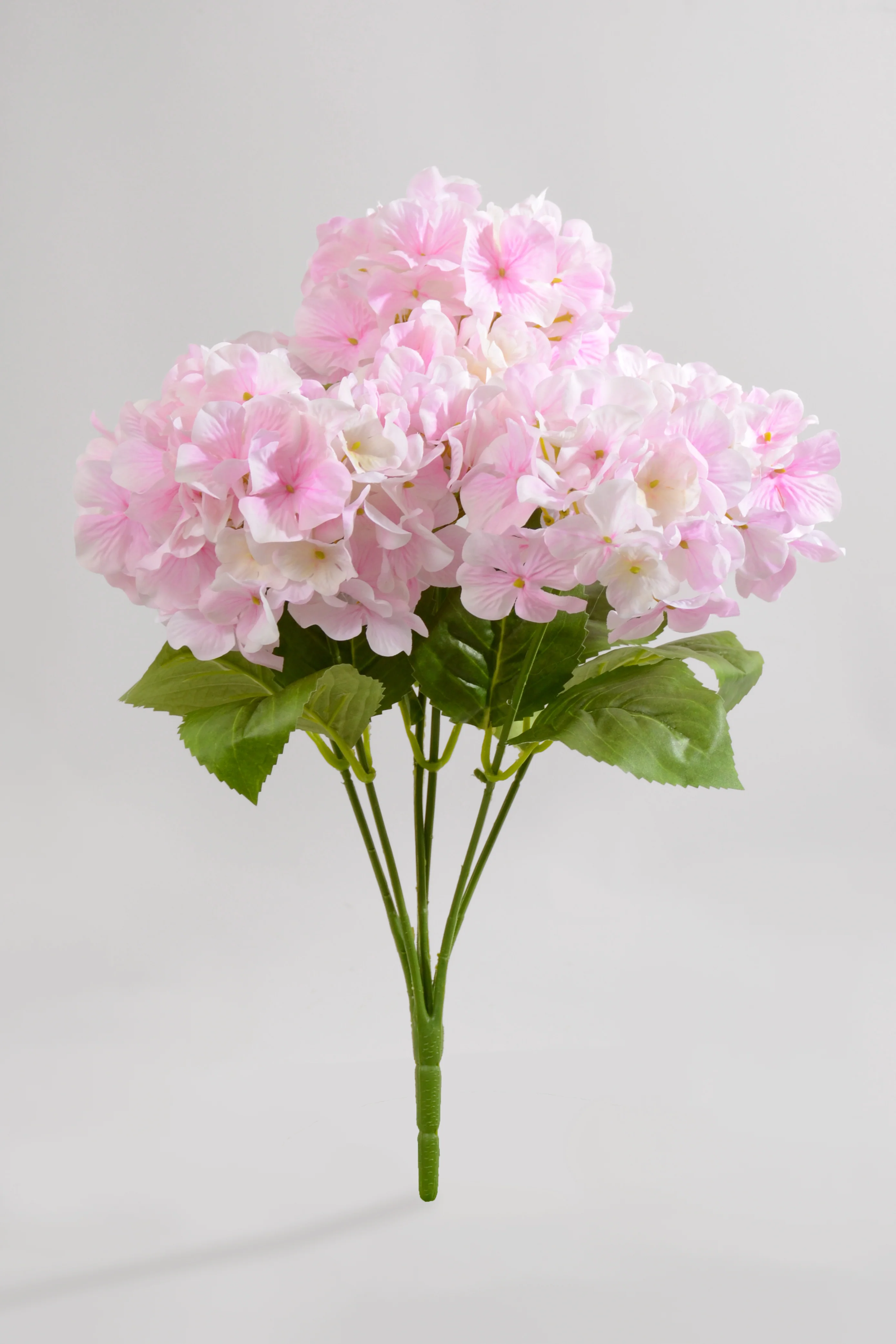 17.5" Uv Silk Protect Hydrangea Bush Pink/Soft