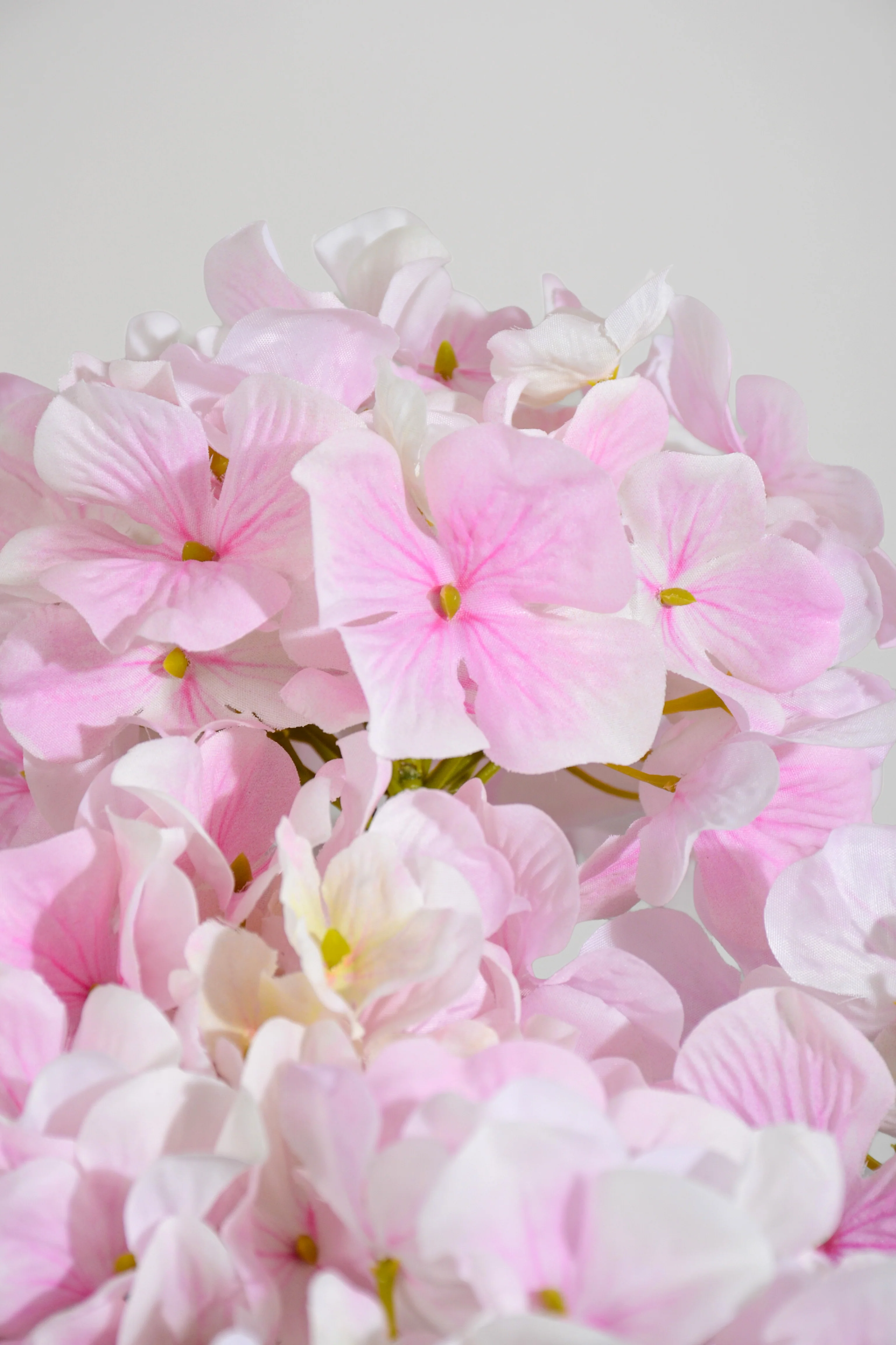 17.5" Uv Silk Protect Hydrangea Bush Pink/Soft - Image 2