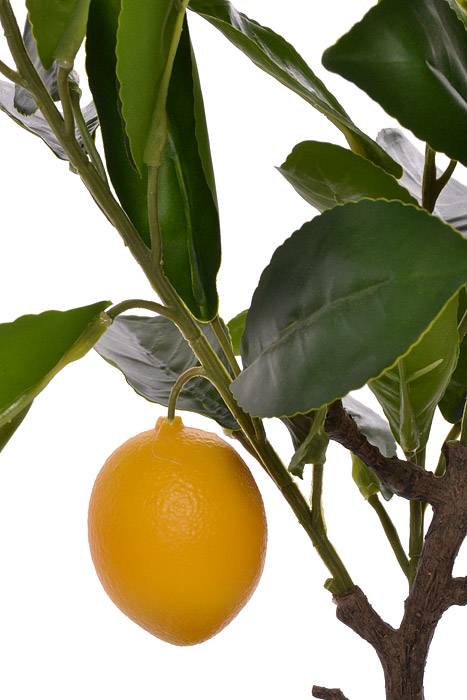 17" Artificial Lemon Tree In Pot Yellow Green - Image 2