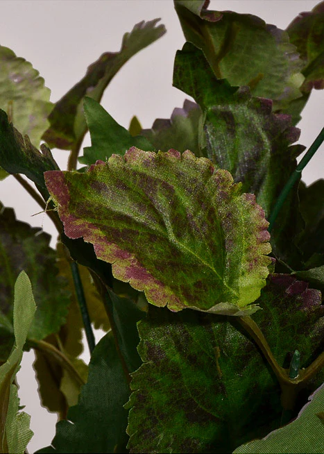 17" Artificial Purple Perilla Bush Green/Purple - Image 2