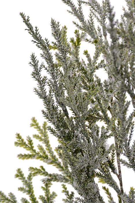 17" Frosted Mixed Green Bush Natural Frosted Green - Image 2