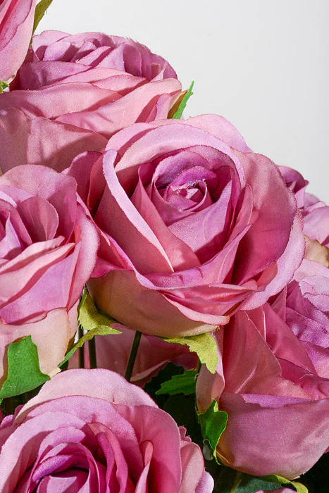 18.5" Silk Rose Bush Lavender - Image 2